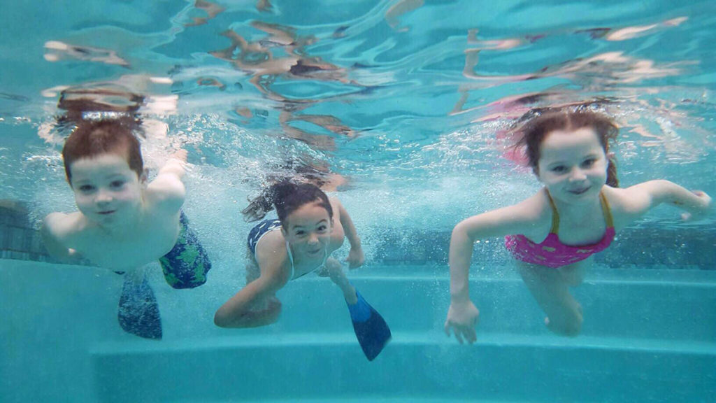 Three Young Swimmers | Good Swim - Kids Swimming Lessons